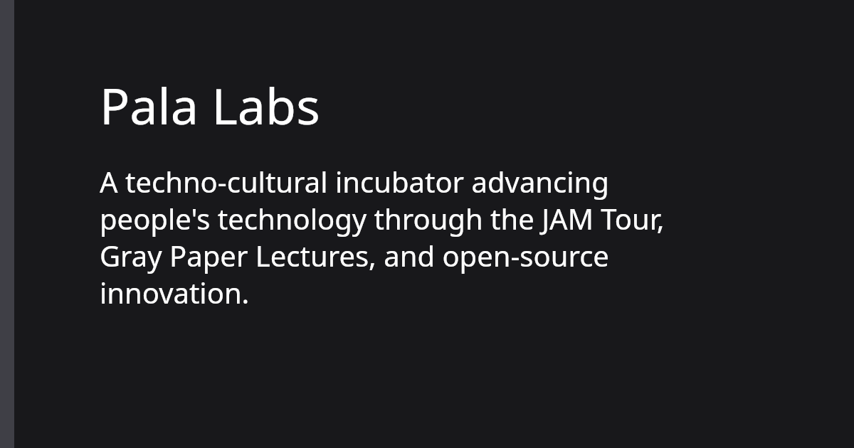 Pala Labs | Polkadot Ecosystem