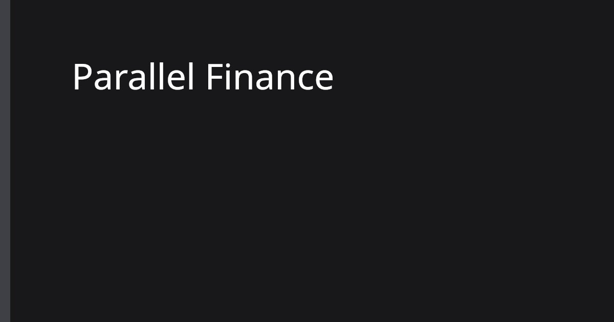 Parallel Finance | Polkadot Ecosystem