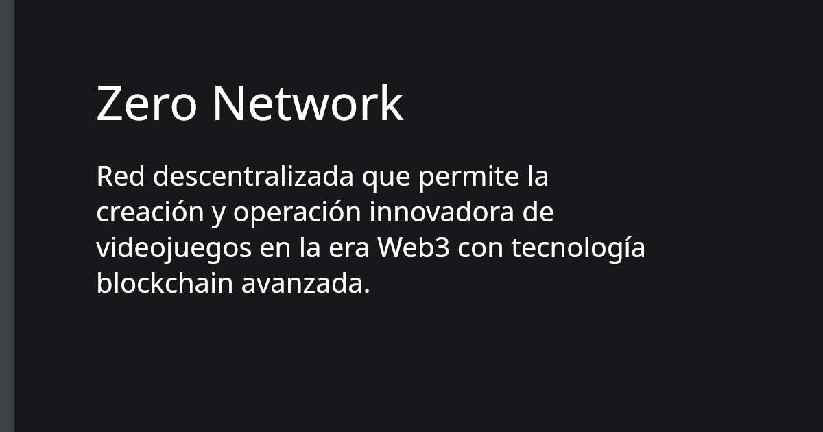 Zero Network | Polkadot Ecosystem